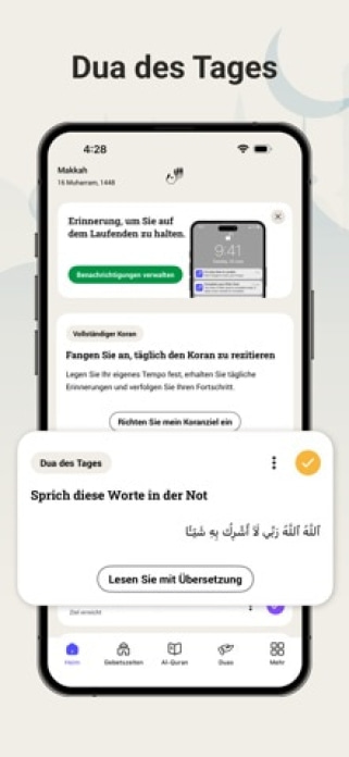Athan: Gebetszeiten & Al Quran Smartphone-Screenshot8