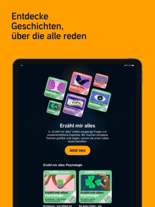 Audible: Hörbücher & Podcasts Tablet-Screenshot3