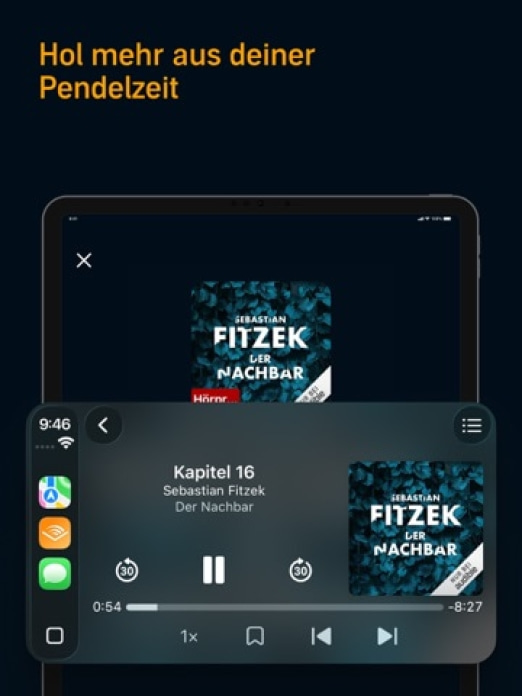 Audible: Hörbücher & Podcasts Tablet-Screenshot8