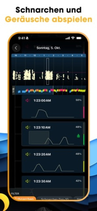 AutoSnore: Schnarch-Rekorder Smartphone-Screenshot4