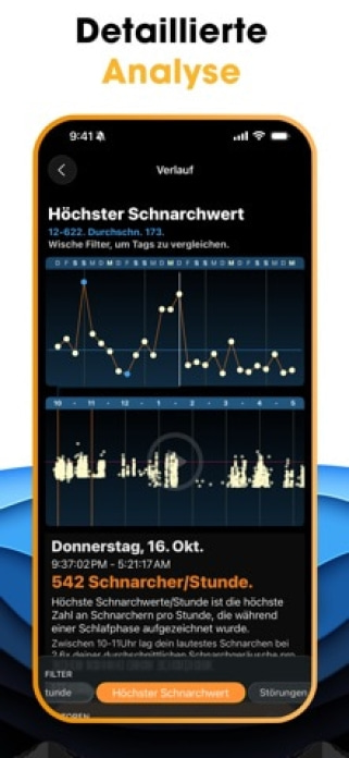 AutoSnore: Schnarch-Rekorder Smartphone-Screenshot8