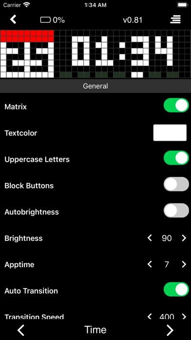 AWTRIX Light Smartphone-Screenshot