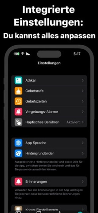 Azkar : Gebetszeiten & Athan Smartphone-Screenshot10