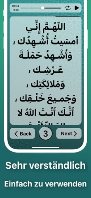 Azkar : Gebetszeiten & Athan Smartphone-Screenshot2