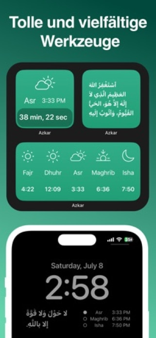 Azkar : Gebetszeiten & Athan Smartphone-Screenshot5