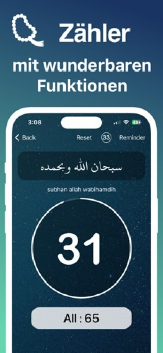 Azkar : Gebetszeiten & Athan Smartphone-Screenshot6