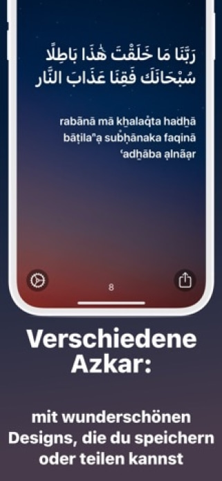 Azkar : Gebetszeiten & Athan Smartphone-Screenshot8