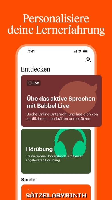 Babbel – Sprachen lernen Smartphone-Screenshot5