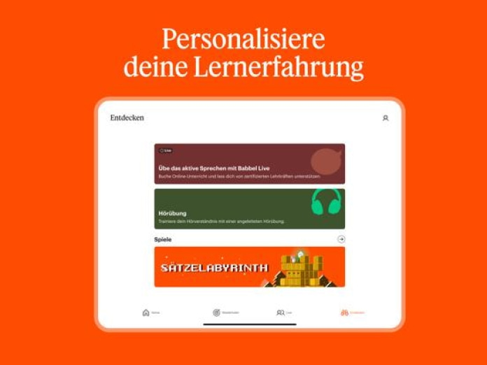 Babbel – Sprachen lernen Tablet-Screenshot5
