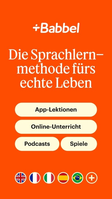 Babbel – Sprachen lernen Smartphone-Screenshot