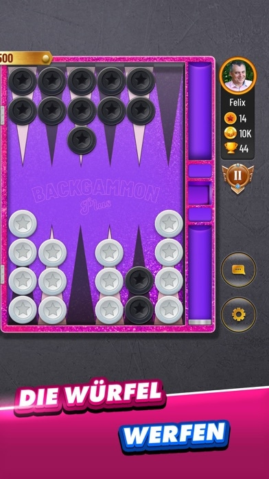 Backgammon Plus: Brettspiele Smartphone-Screenshot6
