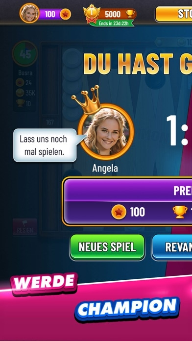 Backgammon Plus: Brettspiele Smartphone-Screenshot7