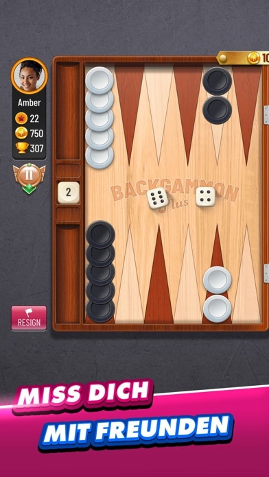 Backgammon Plus: Brettspiele Smartphone-Screenshot9