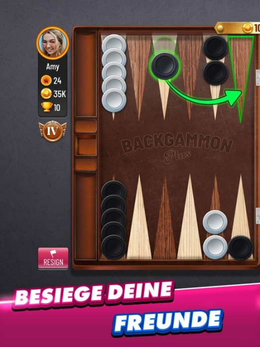 Backgammon Plus: Brettspiele Tablet-Screenshot3
