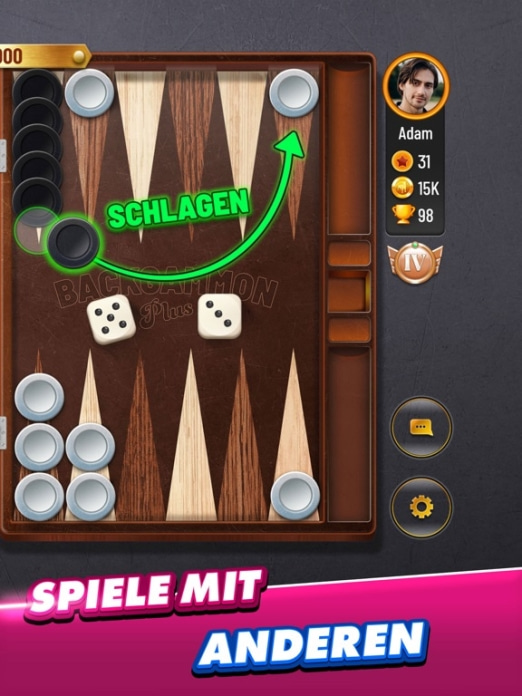 Backgammon Plus: Brettspiele Tablet-Screenshot4