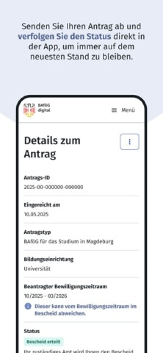 BAföG-Digital Smartphone-Screenshot2