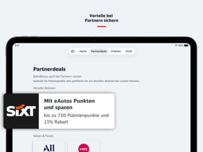 BahnBonus Tablet-Screenshot2