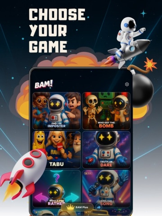 BAM! &ndash; Party- & Gruppenspiele Tablet-Screenshot2
