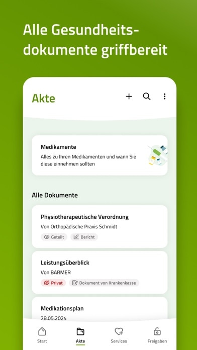 BARMER eCare Smartphone-Screenshot2