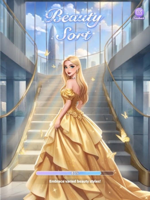 Beauty Sort : Makeover Story Tablet-Screenshot