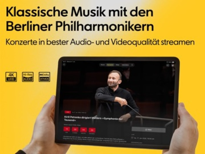 Berliner Philharmoniker Tablet-Screenshot