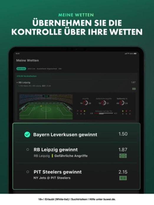 bet365 - Sportwetten Tablet-Screenshot6