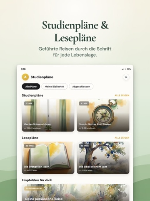 Bible Chat - Die Bibel Deutsch Tablet-Screenshot6