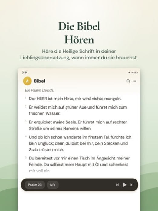 Bible Chat - Die Bibel Deutsch Tablet-Screenshot9