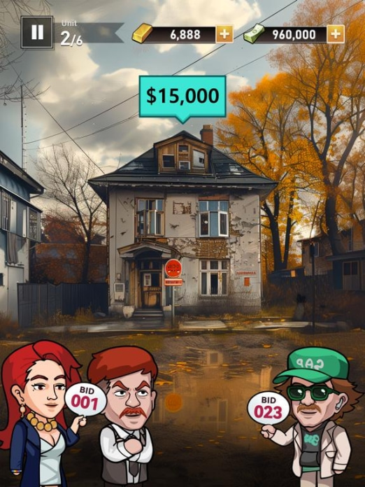 Bid Master : Tycoon Spiele Tablet-Screenshot