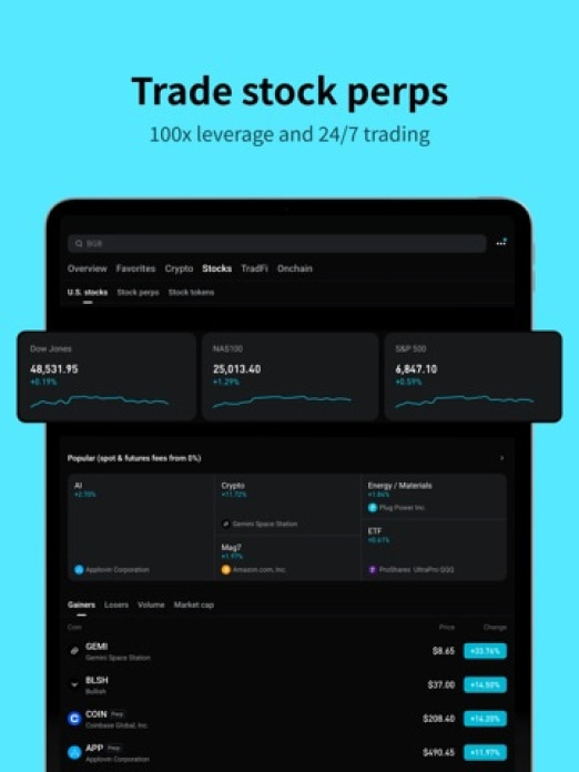 Bitget- Trade bitcoin & crypto Tablet-Screenshot5