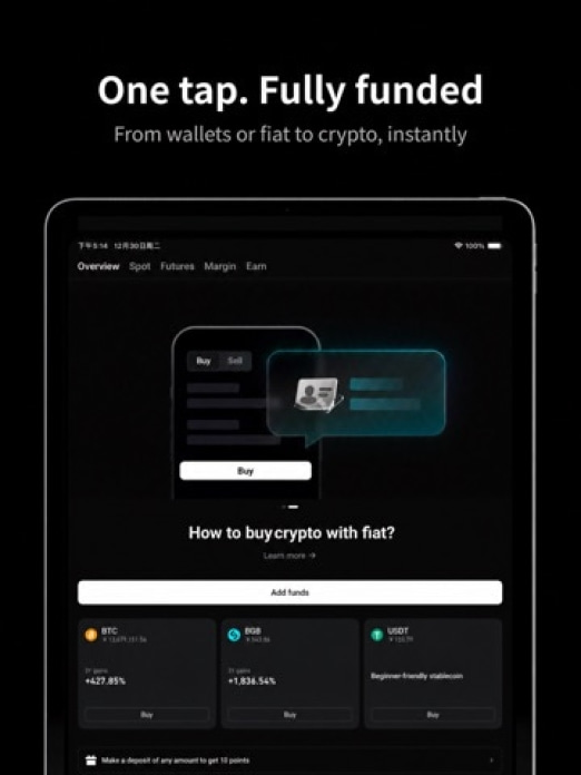 Bitget- Trade bitcoin & crypto Tablet-Screenshot7