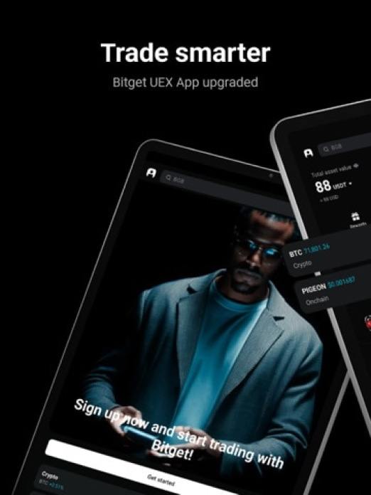 Bitget- Trade bitcoin & crypto Tablet-Screenshot