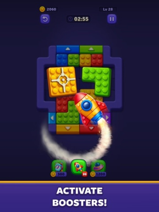 Block Out! - Color Sort Puzzle Tablet-Screenshot3