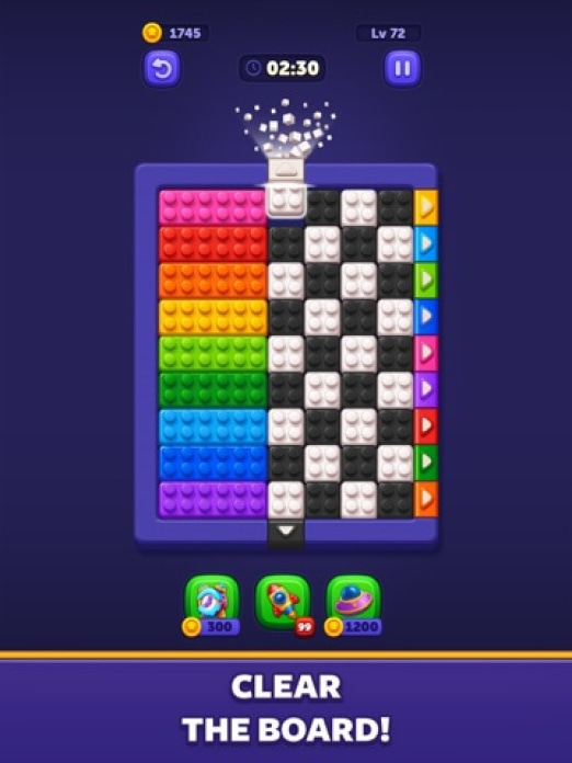 Block Out! - Color Sort Puzzle Tablet-Screenshot