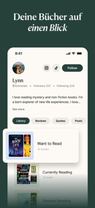bookie: Buch Tracker & Lesen Smartphone-Screenshot8