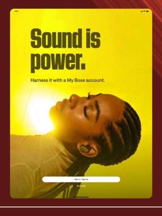 Bose Tablet-Screenshot