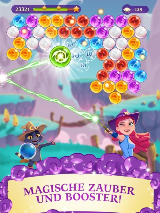 Bubble Witch 3 Saga Tablet-Screenshot2