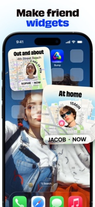 Bump - Karte für Freunde Smartphone-Screenshot9