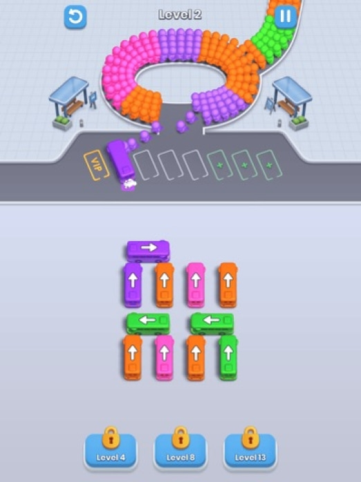 Bus Fever! Car Jam Escape Tablet-Screenshot