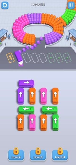 Bus Fever! Car Jam Escape Smartphone-Screenshot