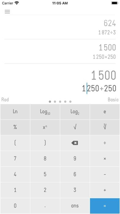 Calc 2M Smartphone-Screenshot