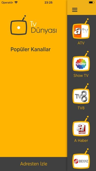 Canlı Türk TV Kanalları Smartphone-Screenshot2