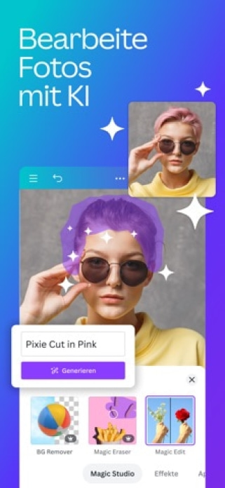 Canva: KI-Foto- & Video-Editor Smartphone-Screenshot5
