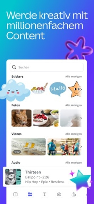 Canva: KI-Foto- & Video-Editor Smartphone-Screenshot7