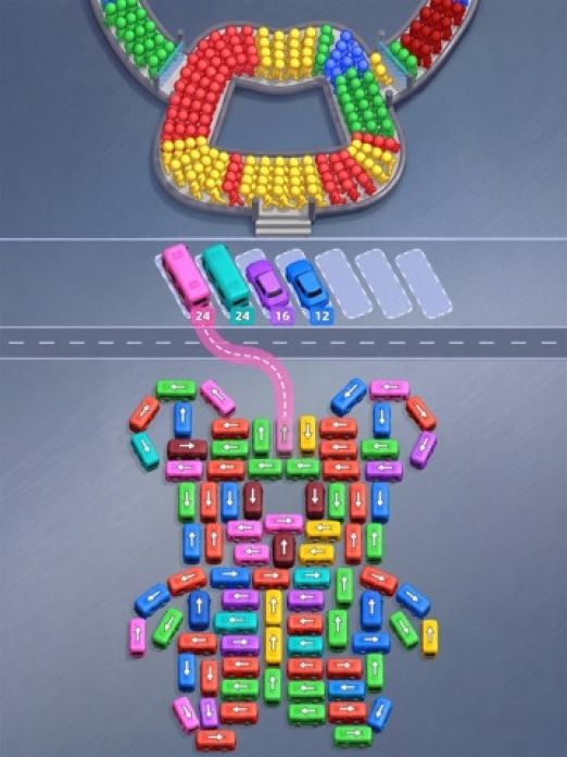 Car Jam - Busspiel & Ausparken Tablet-Screenshot2