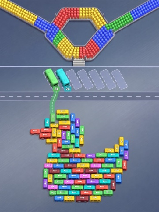 Car Jam - Busspiel & Ausparken Tablet-Screenshot6