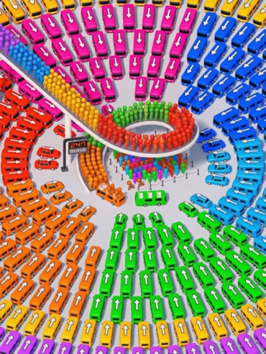 Car Jam - Busspiel & Ausparken Tablet-Screenshot