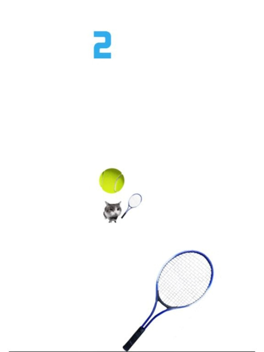 Cat Tennis - Meme Game Tablet-Screenshot2