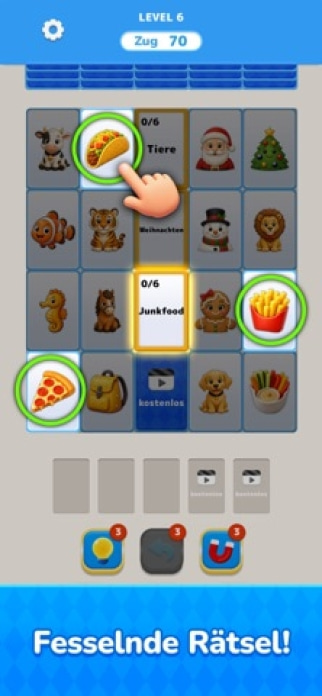 Catedrop: Card Puzzle Smartphone-Screenshot3