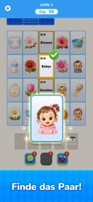 Catedrop: Card Puzzle Smartphone-Screenshot